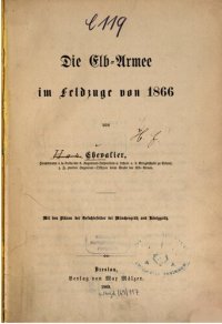 cover of the book Die Elb-Armee im Feldzuge von 1866