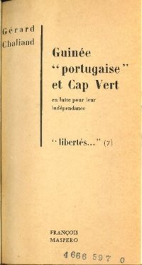 cover of the book Guinée "portugaise" et Cap Vert en lutte pour leur indépendance