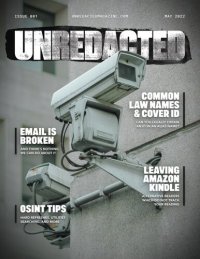 cover of the book UNREDACTED Magazine Issue #001 - May 2022