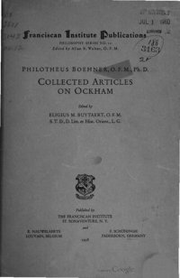 cover of the book Collected Articles on Ockham