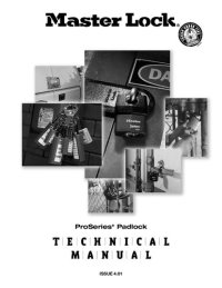 cover of the book MasterLock Pro Series Padlock Technical Manual - v4.01