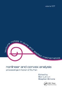 cover of the book Nonlinear and Convex Analysis: Proceedings in Honor of Ky Fan