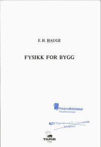 cover of the book Fysikk for bygg