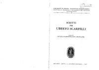 cover of the book SCRITTI PER UBERTO SCARPELLI