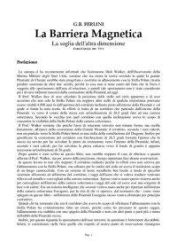 cover of the book La barriera magnetica. La soglia dell'altra dimensione