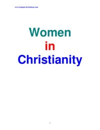 cover of the book Women in Christianity