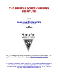 cover of the book Beginning Screenwriting