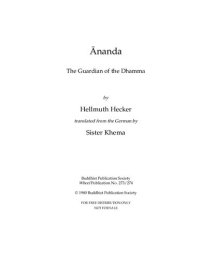 cover of the book Ananda: The Guardian of the Dhamma