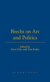 cover of the book Brecht on Art and Politics