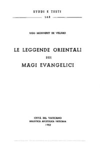 cover of the book Le leggende orientali sui magi evangelici