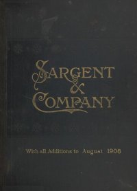 cover of the book Sargent & Company Hardware Catalogue