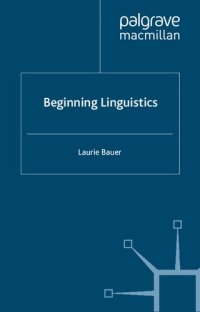 cover of the book Beginning Linguistics