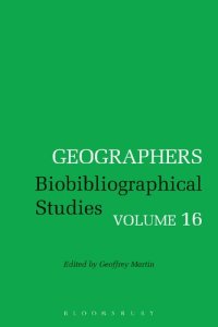 cover of the book Geographers Biobibliographical Studies Volume 16