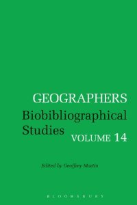 cover of the book Geographers Biobibliographical Studies Volume 14