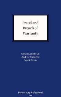 cover of the book Fraud and Breach of Warranty: Buyers’ Claims and Sellers’ Defences