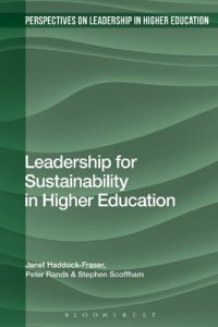 cover of the book Leadership for Sustainability in Higher Education