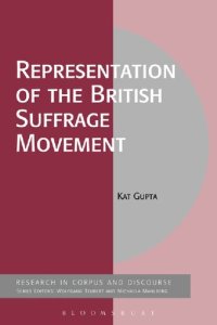 cover of the book Representation of the British Suffrage Movement