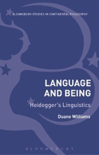 cover of the book Language and Being: Heidegger’s Linguistics