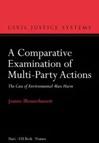 cover of the book A Comparative Examination of Multi-Party Actions: The Case of Environmental Mass Harm