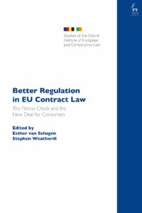 cover of the book Better Regulation in EU Contract Law: The Fitness Check and the New Deal for Consumers