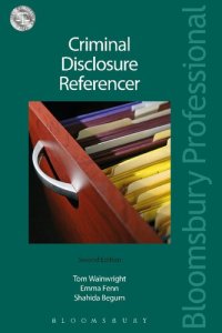 cover of the book Criminal Disclosure Referencer