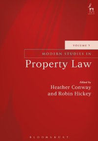 cover of the book Modern Studies in Property Law: Volume 9