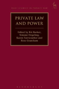 cover of the book Private Law and Power