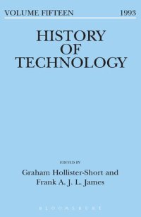 cover of the book History of Technology Volume 15: Volume 15, 1993