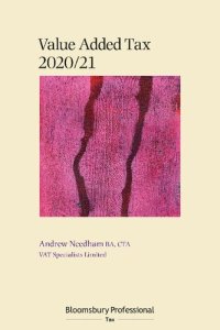 cover of the book Value Added Tax 2020/21