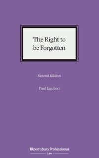 cover of the book The Right to be Forgotten