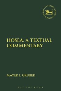 cover of the book Hosea: A Textual Commentary