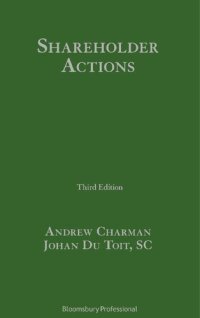 cover of the book Shareholder Actions: Third Edition