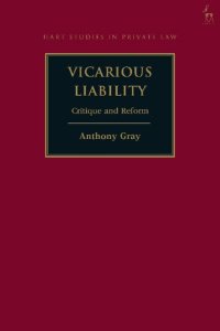 cover of the book Vicarious Liability: Critique and Reform