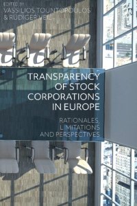 cover of the book Transparency of Stock Corporations in Europe: Rationales, Limitations and Perspectives