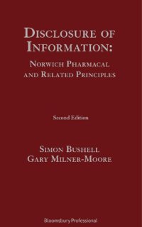 cover of the book Disclosure of Information: Norwich Pharmacal and Related Principles