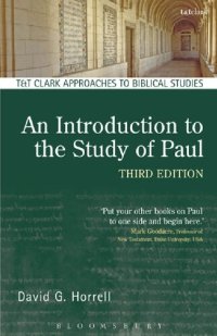 cover of the book An Introduction to the Study of Paul