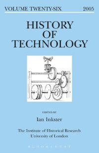 cover of the book History of Technology Volume 26: Volume Twenty-six, 2005