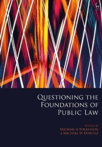 cover of the book Questioning the Foundations of Public Law