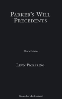 cover of the book Parker’s Will Precedents