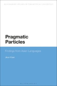 cover of the book Pragmatic Particles: Findings from Asian Languages