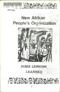 cover of the book New Afrikan People's Organization: Some Lessons Learned