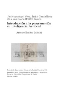 cover of the book Introducción a la programación en Inteligencia Artificial