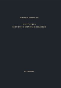 cover of the book Refutatio omnium haeresium