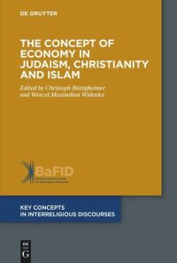 cover of the book The Concept of Economy in Judaism, Christianity and Islam