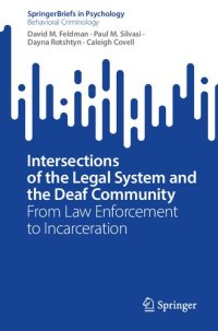 cover of the book Intersections of the Legal System and the Deaf Community: From Law Enforcement to Incarceration