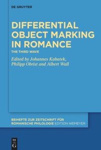 cover of the book Differential Object Marking in Romance: The third wave