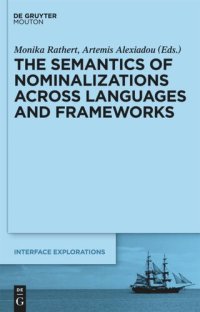 cover of the book The Semantics of Nominalizations across Languages and Frameworks