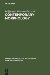 cover of the book Contemporary Morphology