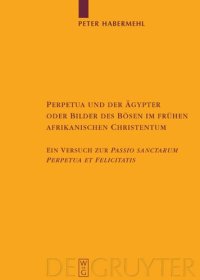 cover of the book Perpetua und der Ägypter oder Bilder des Bösen im frühen afrikanischen Christentum: Ein Versuch zur Passio sanctarum Perpetuae et Felicitatis