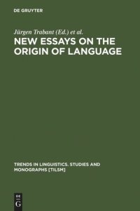 cover of the book New Essays on the Origin of Language